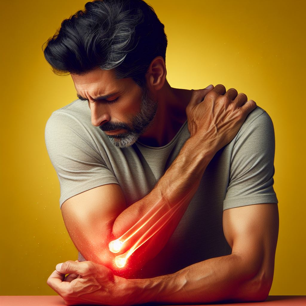 Tratamiento para la tendinitis, codo de golfista y codo de tenista.